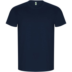 Goldenes Herren-T-Shirt mit kurzen Ärmeln - Reklamnepredmety