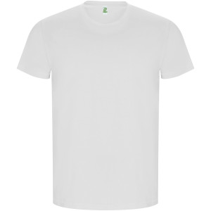 Goldenes Herren-T-Shirt mit kurzen Ärmeln - Reklamnepredmety