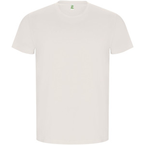 Goldenes Herren-T-Shirt mit kurzen Ärmeln - Reklamnepredmety