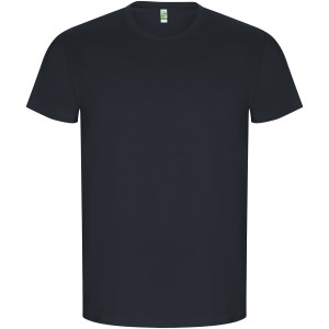 Goldenes Herren-T-Shirt mit kurzen Ärmeln - Reklamnepredmety