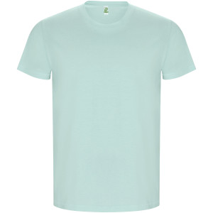 Goldenes Herren-T-Shirt mit kurzen Ärmeln - Reklamnepredmety