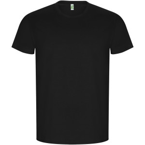 Goldenes Herren-T-Shirt mit kurzen Ärmeln - Reklamnepredmety