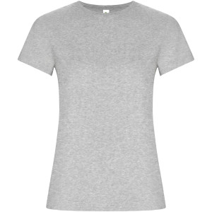 Goldenes Damen-T-Shirt mit kurzen Ärmeln - Reklamnepredmety