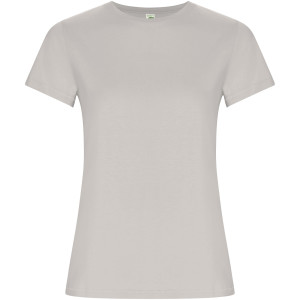 Goldenes Damen-T-Shirt mit kurzen Ärmeln - Reklamnepredmety