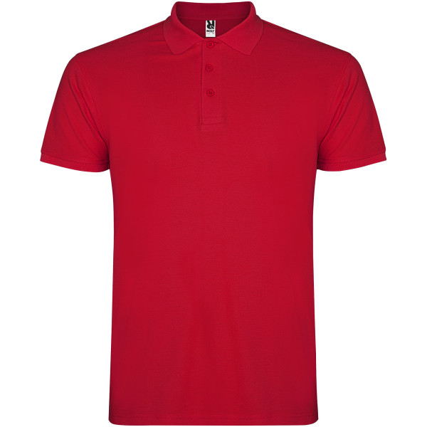 Star-Kinderpoloshirt mit kurzen Ärmeln