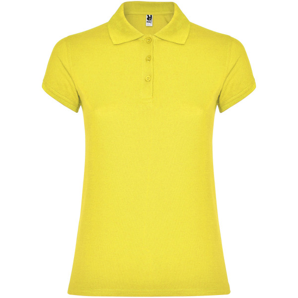 Star Kurzarm-Poloshirt für Damen