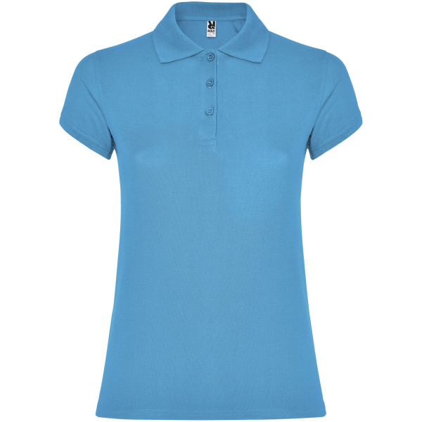 Star Kurzarm-Poloshirt für Damen