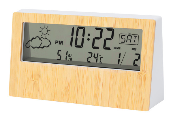Wetterstation aus Bambus von Roamer