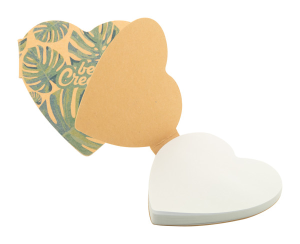 CreaStick Heart Eco Block mit selbstklebenden Tickets auf Bestellung