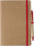 Notizbuch A5, unliniert, 60 Blatt und Stift - zapisnik-a5-nelinkovany-60listu-cervena-gumicka-b4006102pk2 - variant 