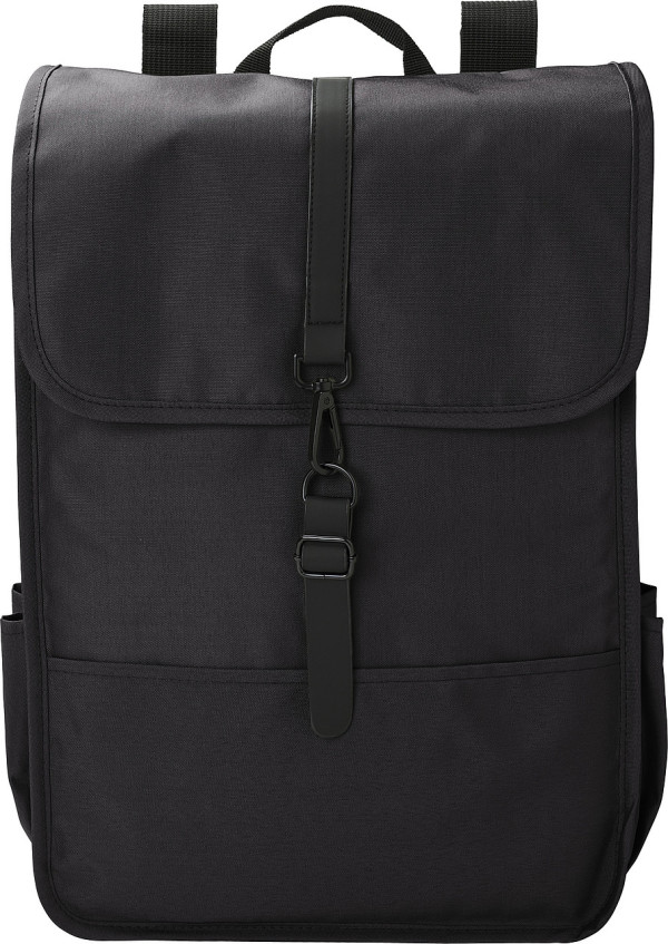 Flacher Rucksack aus RPET-Polyester