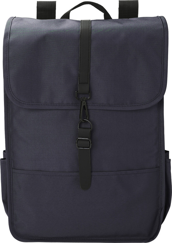 Flacher Rucksack aus RPET-Polyester