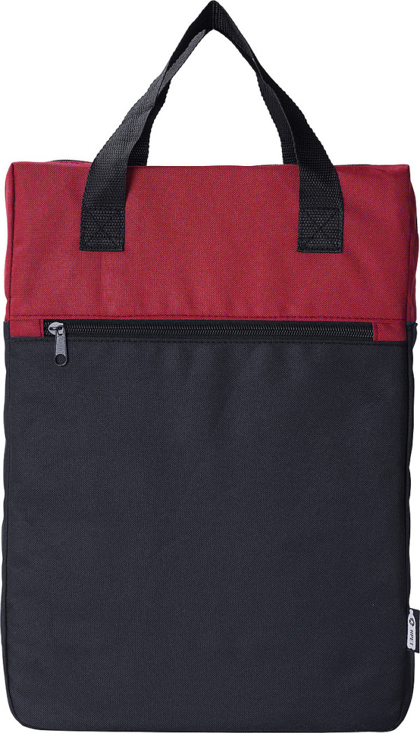 Quadratischer Rucksack aus RPET-Polyester