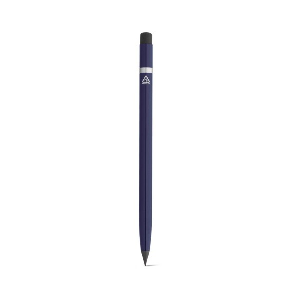 GRENZENLOS. Tintenloser Stift mit einem Gehäuse aus 100 % recyceltem Aluminium