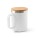 LAUDA. Becher aus 90 % recyceltem Edelstahl mit Bambusdeckel - 94276_106 - variant St 94276-106