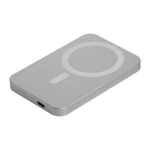 Magsafe, externe Batterie aus recyceltem Aluminium, 5000 mAh - Reklamnepredmety