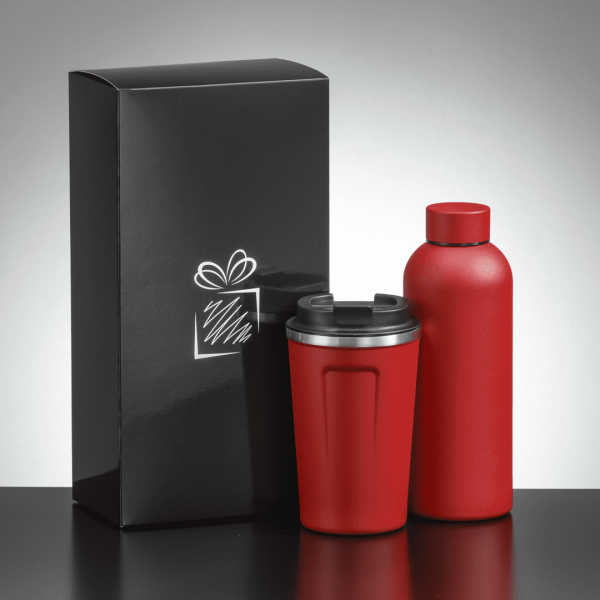 500-ml-Thermoskanne und 350-ml-Thermosgetränkeset