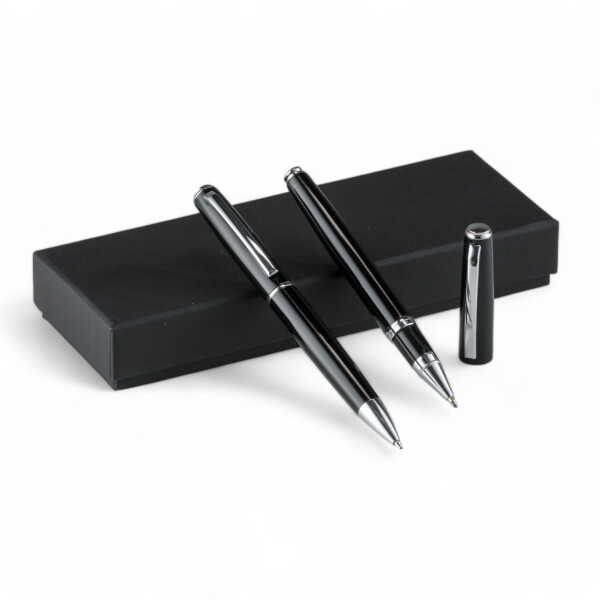 METALL-SET: STIFT UND KUGELSCHREIBER