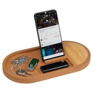 Lancaster Schreibtisch-Organizer aus Bambus und Kork - Reklamnepredmety