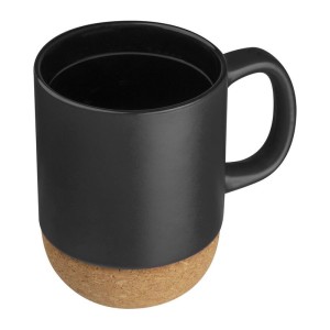 Gistel Keramikbecher mit Kork - Reklamnepredmety