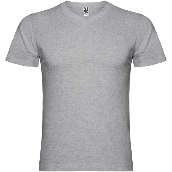 Samoyedo Herren-T-Shirt mit V-Ausschnitt und kurzen Ärmeln