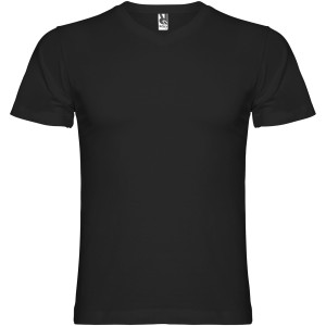 Samoyedo Herren-T-Shirt mit V-Ausschnitt und kurzen Ärmeln - Reklamnepredmety