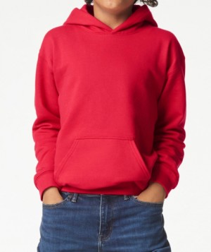 Softstyle Midweight Fleece-Kapuzenpullover für Kinder - Reklamnepredmety