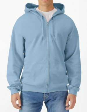 Mittelschwerer Softstyle-Kapuzenpullover mit Reißverschluss - Reklamnepredmety