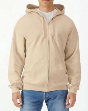 Mittelschwerer Softstyle-Kapuzenpullover mit Reißverschluss - Reklamnepredmety