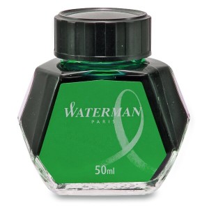 Tinte in einer Waterman-Flasche, verschiedene Farben - Reklamnepredmety