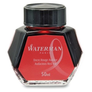 Tinte in einer Waterman-Flasche, verschiedene Farben - Reklamnepredmety