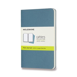 Notizbücher Moleskine Cahier S, sauber, 3 Stk - Reklamnepredmety