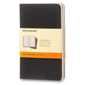 Notizbücher Moleskine Cahier S, liniert, 3 Stk - Reklamnepredmety