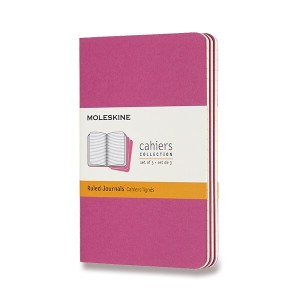 Notizbücher Moleskine Cahier S, liniert, 3 Stk - Reklamnepredmety