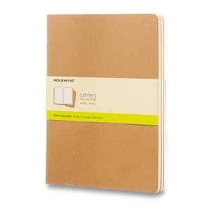 Notizbücher Moleskine Cahier XL, sauber, 3 Stk - Reklamnepredmety