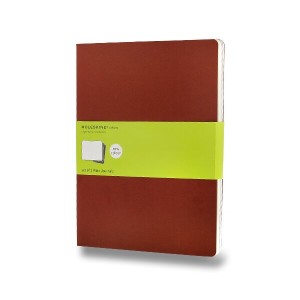 Notizbücher Moleskine Cahier XL, sauber, 3 Stk - Reklamnepredmety