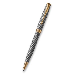 Parker Sonnet Deluxe Silver Chiselled GT Kugelschreiber - Reklamnepredmety