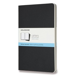 Notizbücher Moleskine Cahier L, gepunktet, 3 Stk - Reklamnepredmety
