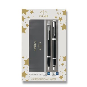 Parker IM Black CT Füllfederhalter- und Kugelschreiber-Set - Reklamnepredmety