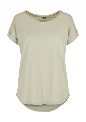 Langes Damen-T-Shirt Slub Tee - Reklamnepredmety