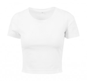 Kurz geschnittenes Damen-T-Shirt - Reklamnepredmety