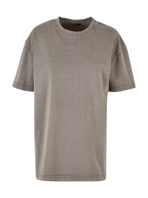 Säuregewaschenes, übergroßes Damen-T-Shirt - Reklamnepredmety