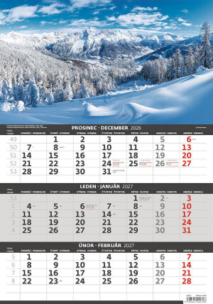 Dreimonatskalender Berge