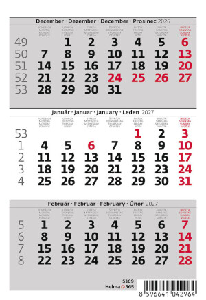 MINI Dreimonatskalender - Reklamnepredmety