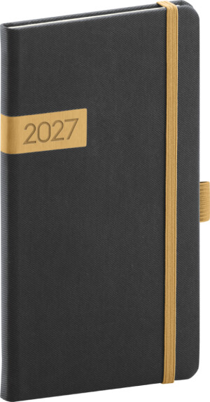 Taschenkalender, Twill 2027, 9 x 15,5 cm - Reklamnepredmety