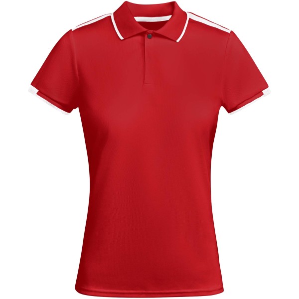 Tamilisches Kurzarm-Sportpoloshirt für Damen