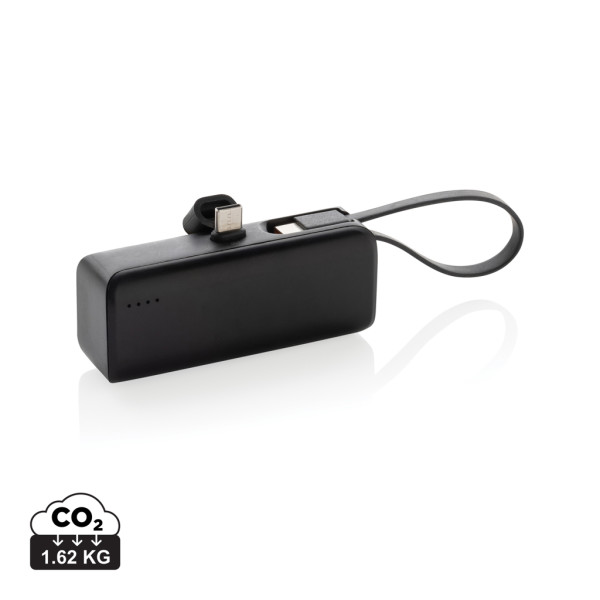 Powerbank 3000 mAh mit USB C Powerlink vom RCS-Recycler. Plastik