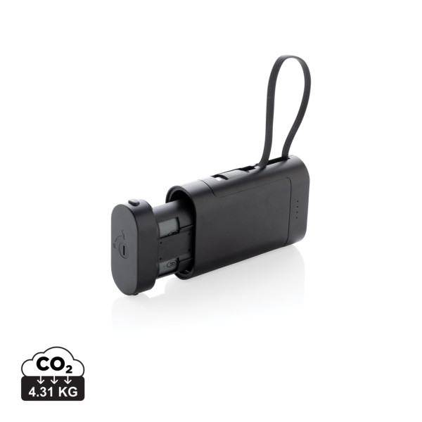 Powerbank 10000 mAh CycleCell mit austauschbarem Akku
