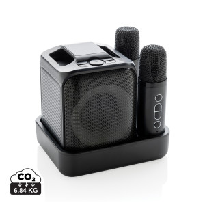 Karaoke-Set mit Doppelmikrofon Singvibe aus RCS-Kunststoff - Reklamnepredmety