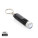 Schlüsselanhänger mit wiederaufladbarer USB-Lampe Globix aus RCS-Kunststoff